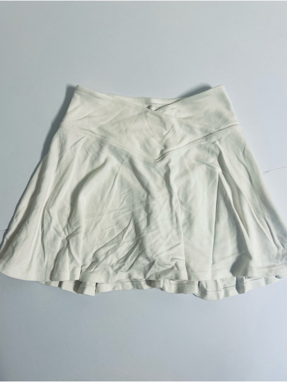 Hollister Cream Circle Skater Athletic Skirt